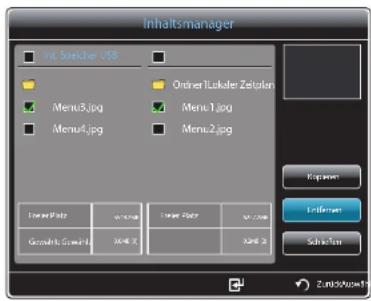 SAMSUNG SyncMaster ME95C - Löschen von Inhalt - 2