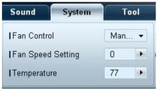 SAMSUNG SyncMaster ME95C - Lüfter und Temperatur - 1