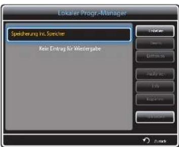 SAMSUNG SyncMaster ME95C - Registrieren eines Lokale Progr. - 2