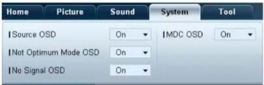 SAMSUNG SyncMaster ME95C - OSD-Anzeige - 1