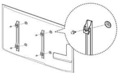 SAMSUNG SyncMaster ME95C - Montieren der Wandhalterung - 1