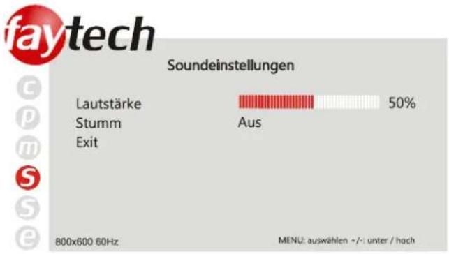 Faytech Touchscreen-Monitor FT08TMS - Soundeinstellungen - 1