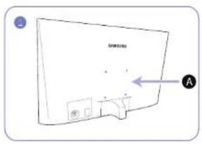SAMSUNG S22F350FH - Befestigen einer Wandhalterung oder eines Standfußes (S32F351FU\*) - 1