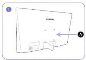 SAMSUNG S22F350FH - So schließen Sie die Verriegelung für den Diebstahlschutz ab: - 5