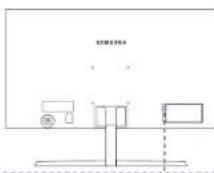 SAMSUNG S22F350FH - So schließen Sie die Verriegelung für den Diebstahlschutz ab: - 2