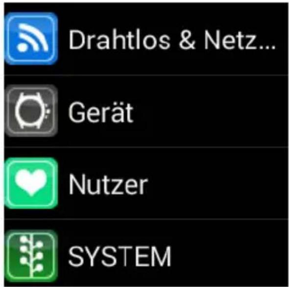 Ninetec Smart9 Plus - Einstellungsmenü - 2