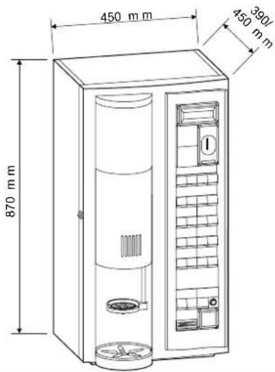 Wittenborg ES 5100 - Abmessungen - 1