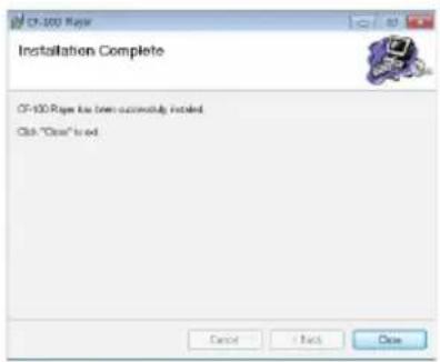 Cammsys Blacksys CF-100 - Software installation - 4