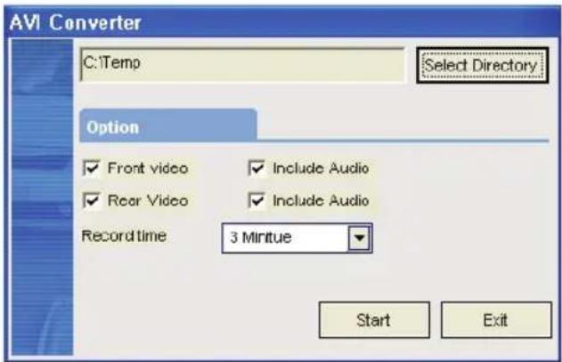 Roadhawk RH-2 - Converting the Authenticated files into AVI file format - 1