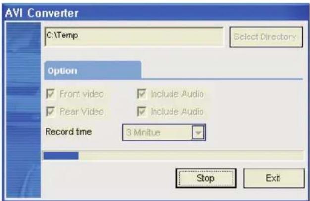 Roadhawk RH-2 - Converting the Authenticated files into AVI file format - 2