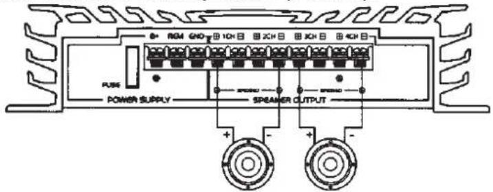 RTO Terminator GX-7004 - BRÜCKEN-MODUS 4-KANAL VERSTÄRKER - 1