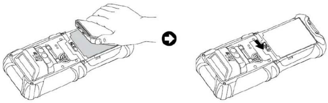 M3 Mobile UL10 - Inserting battery - 1