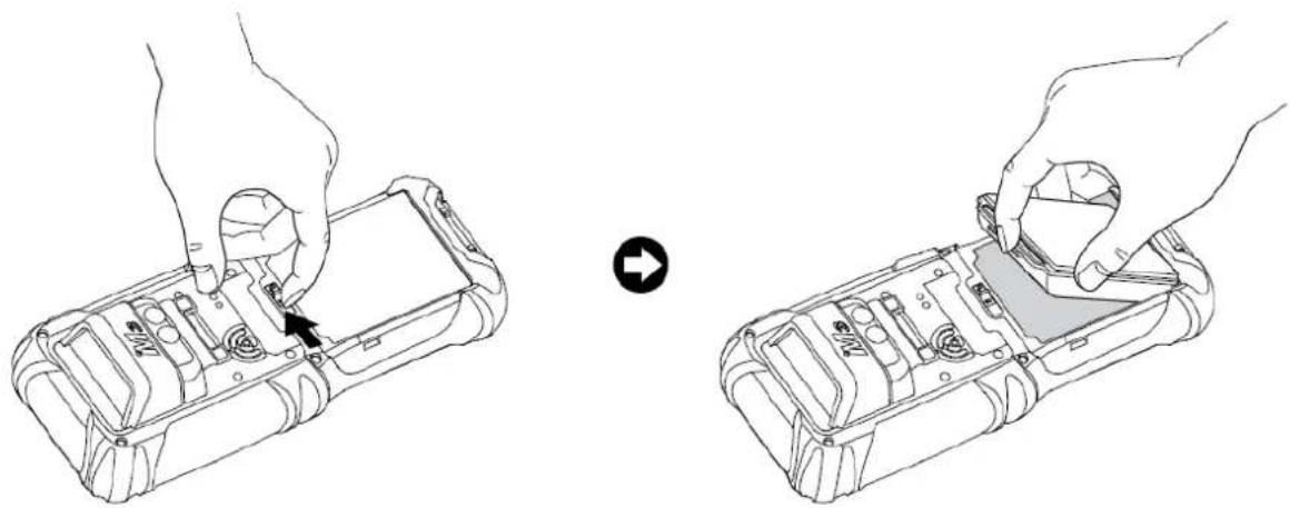 M3 Mobile UL10 - Removing battery - 1