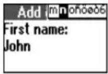 ERICSSON T39 - Multitap Text Input - 1