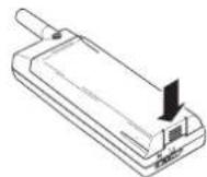 ERICSSON GH688 - How to Attach the Battery to the Phone - 2