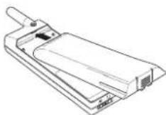 ERICSSON GH688 - How to Attach the Battery to the Phone - 1
