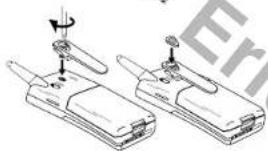 ERICSSON CF768 - Step 3: Attaching the Belt Clip - 1