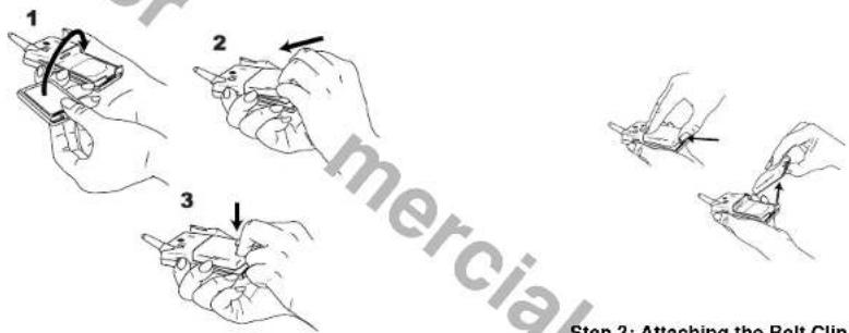 Step 3: Attaching the Belt Clip