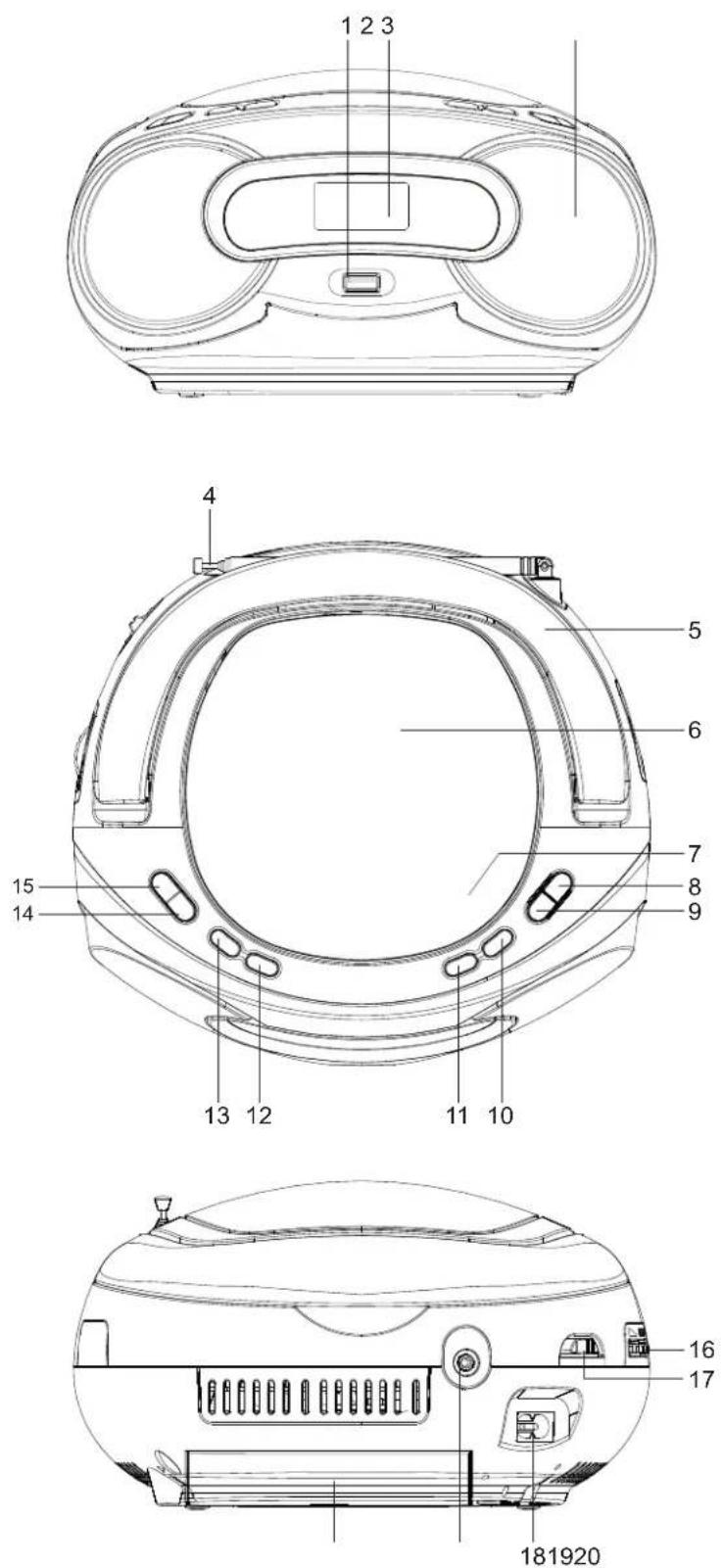 IdeenWelt PCD 80PUSB - Hinweise zu Batterien - 1