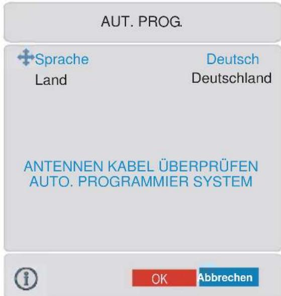 TechLine TL-32LC707 - Erste Autoprogrammierung (APS AutomaticProgrammingSystem) - 1