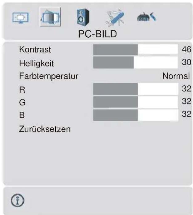 TechLine TL-32LC707 - PC-Bildmenü - 1