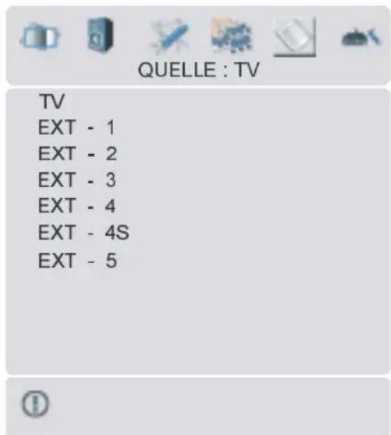 TechLine TL-32LC09 - Menü Quelle - 1