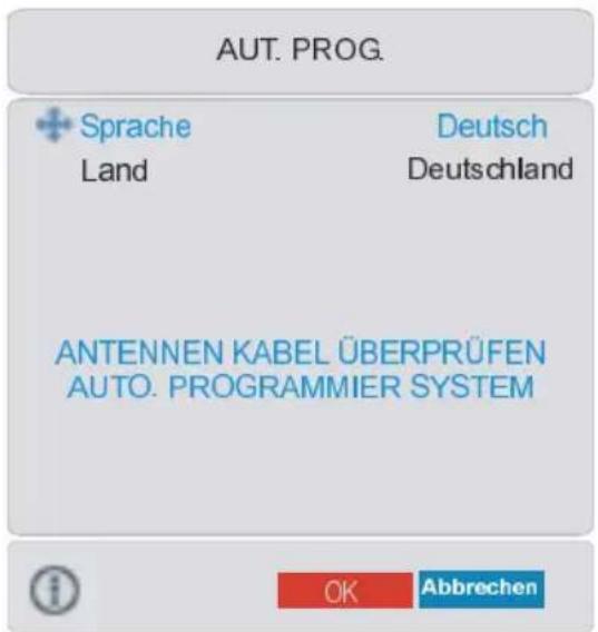 TechLine TL-32LC09 - Erste Autoprogrammierung (APS Automatic Programming System) - 1