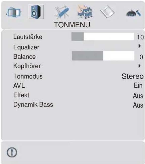 TechLine TL-27LC700 - Tonmenü - 1