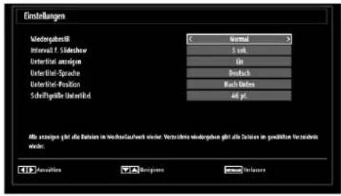 TechLine TL-22LE970 - Medienbrowser-Einstellungen - 1