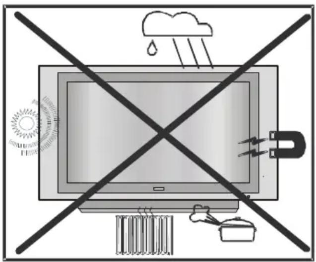 TechLine TL-32LC716 - Instructions for waste disposal: - 1