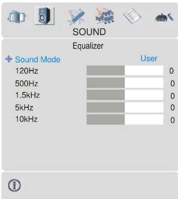 TechLine TL-32LC716 - Equalizer - 1