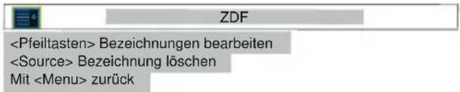 TechLine TL-32LC700 - Bezeichnungen bearbeiten - 1