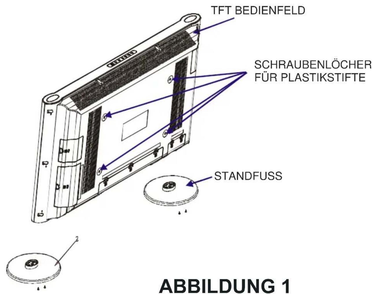 TechLine TL-32LC700 - Wandmontage des TFT-Fernsehgeräts - 1