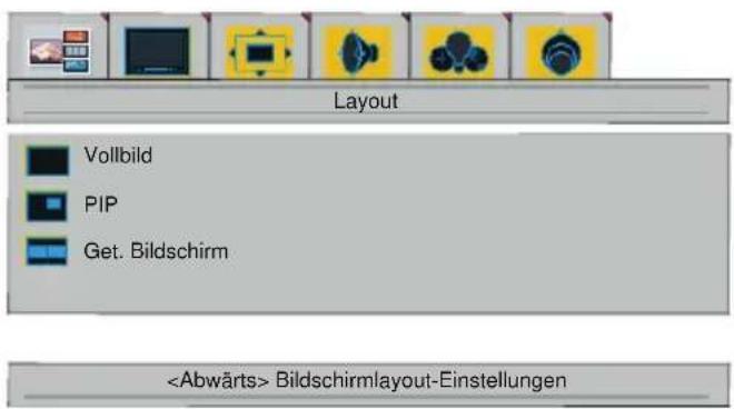 TechLine TL-32LC700 - Layoutmenü - 1