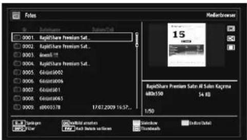 TechLine TL-26LE970B - Fotos via USB anschauen - 1