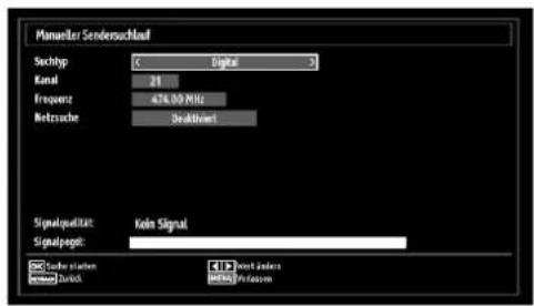 TechLine TL-26LE970B - Manuelle Einstellung - 1