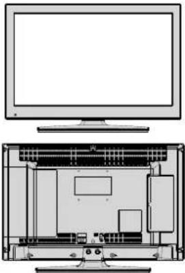 TechLine TL-26LE970B - LED-TV und Bedientasten - 1