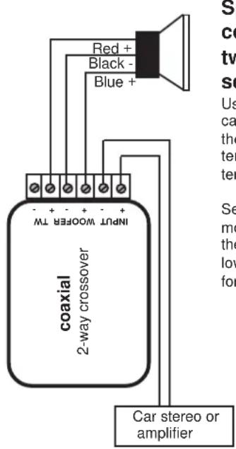 DLS 224 - Filter installation and connection of coaxial speakers 424, 425, 426 and 457 - 1