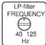 DLS RA40 - Low Pass Filter - 1