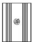 DLS RA40 - DLS logo on amplifier cooling flange - 3