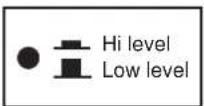 DLS CA31 - When using Low level input: - 1