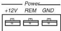 DLS CA31 - Power terminal (+12V) - 1