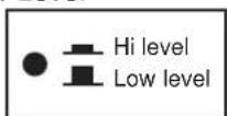 DLS CA12 - When using Low level input: - 1