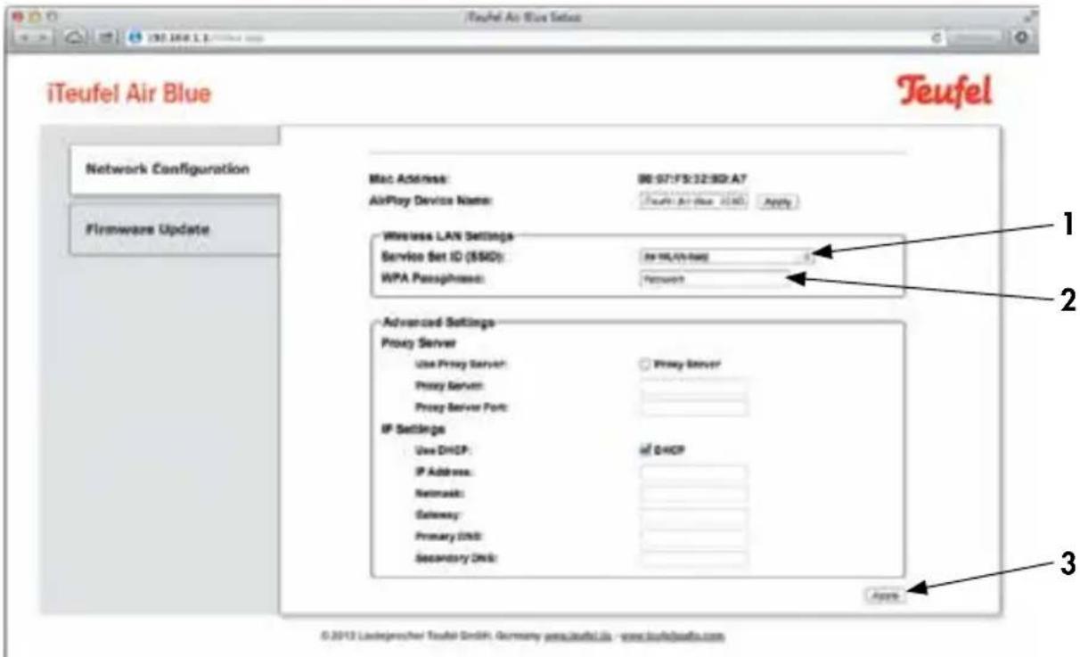 Teufel I Air Blue - 192.168.1.1 - 1
