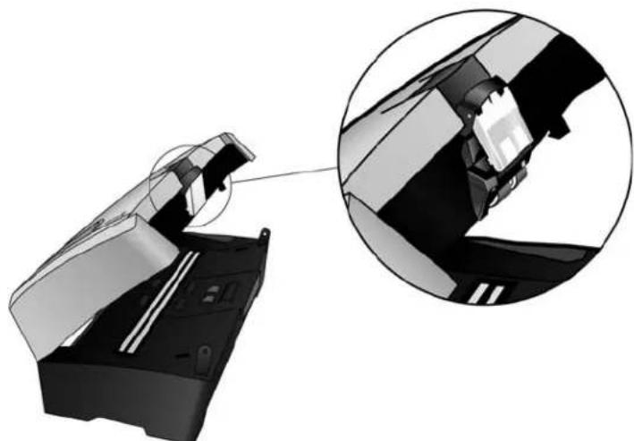 XEROX DocuMate 742 - Austauschen der Walze - 2