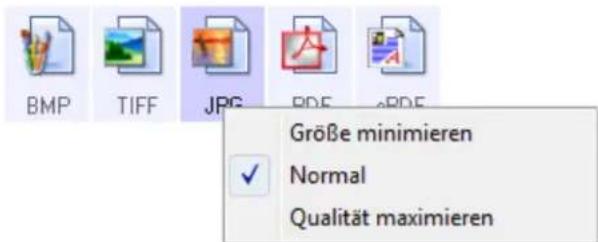 BMP TIFF JPG PDF PDF Größe minimieren Normal Qualität maximieren