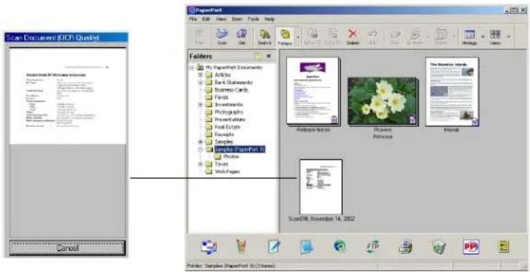 XEROX DocuMate 520 - Scannen durch druck eines Knopfes: - 1