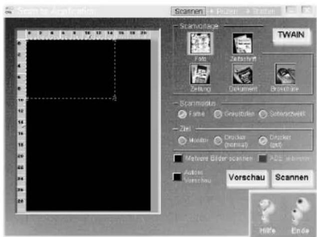 Scan to Acanculation Scanen + Power → Befallen Scanvoltage TWAIN Fats Zeitbaren Zeitung Dokument Brochline Scanmodus Fame Graubdien Schwarzwerk Ziel Minder Drucker (normal) Drucker (alt) Methere Bilder scanen ADE submern Autumn Vorschau Vorschau Scannen Hike Ende