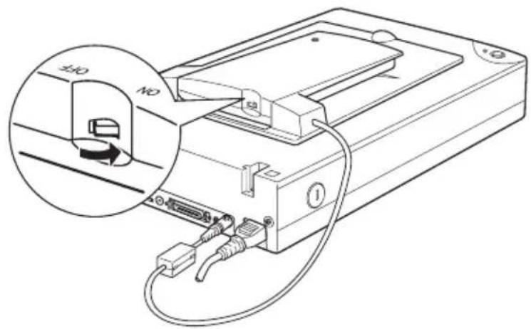 EPSON Perfection 1200 Photo - Filmaufsatz installieren - 3
