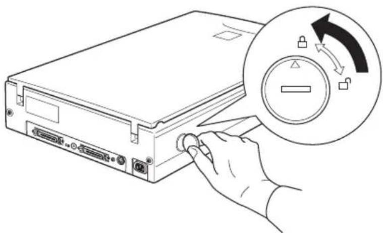EPSON Perfection 1200 - Vorlagenführung befestigen - 3